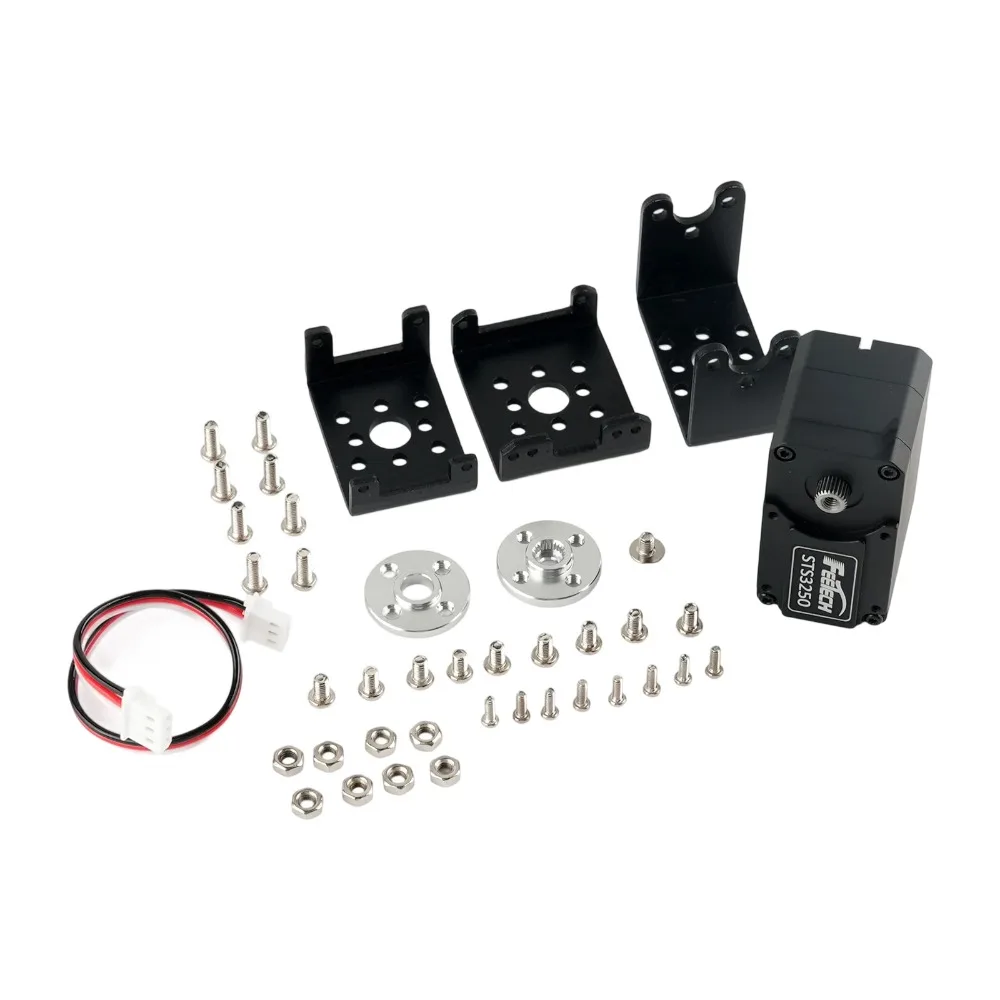 Feetech STS3250 50KG Magnetischer Encoder Doppelwellen-TTL-Protokoll Servo 360 Grad Vollmetall-Feedback-Servos 12V für Roboterarm – Detail 2
