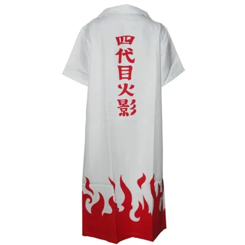 

2025 halloween Brdwn Unisex 4e Generatie Yondaime Hokage Namikaze Minato Cosplay Kostuum Cap Trench