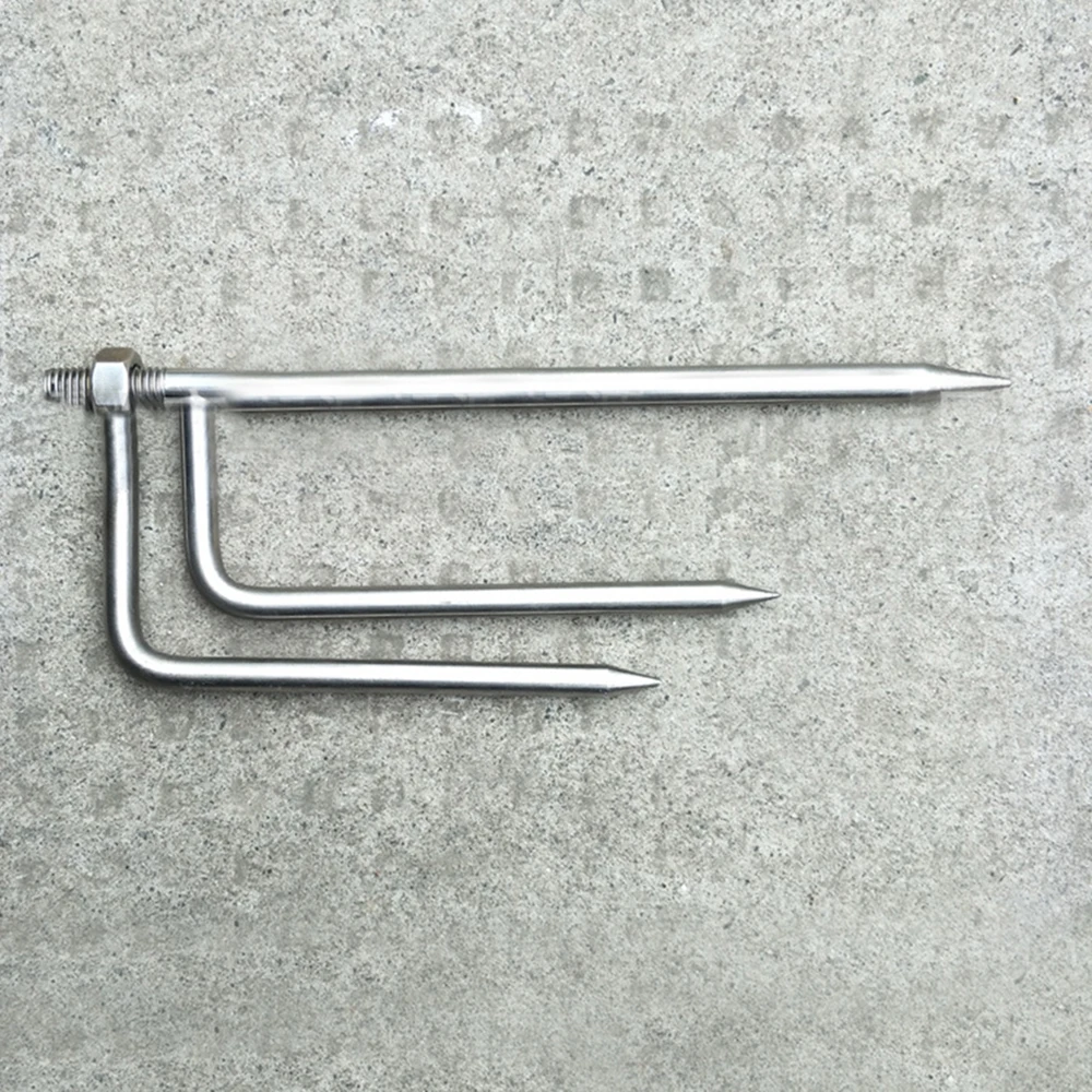 1 قطعة مظلة الأرض سبايك المشبك 17/21/23/25 سنتيمتر مع 1.2 سنتيمتر العالمي الخيوط واجهة استقرار أدوات المظلة حامل المظلة #4