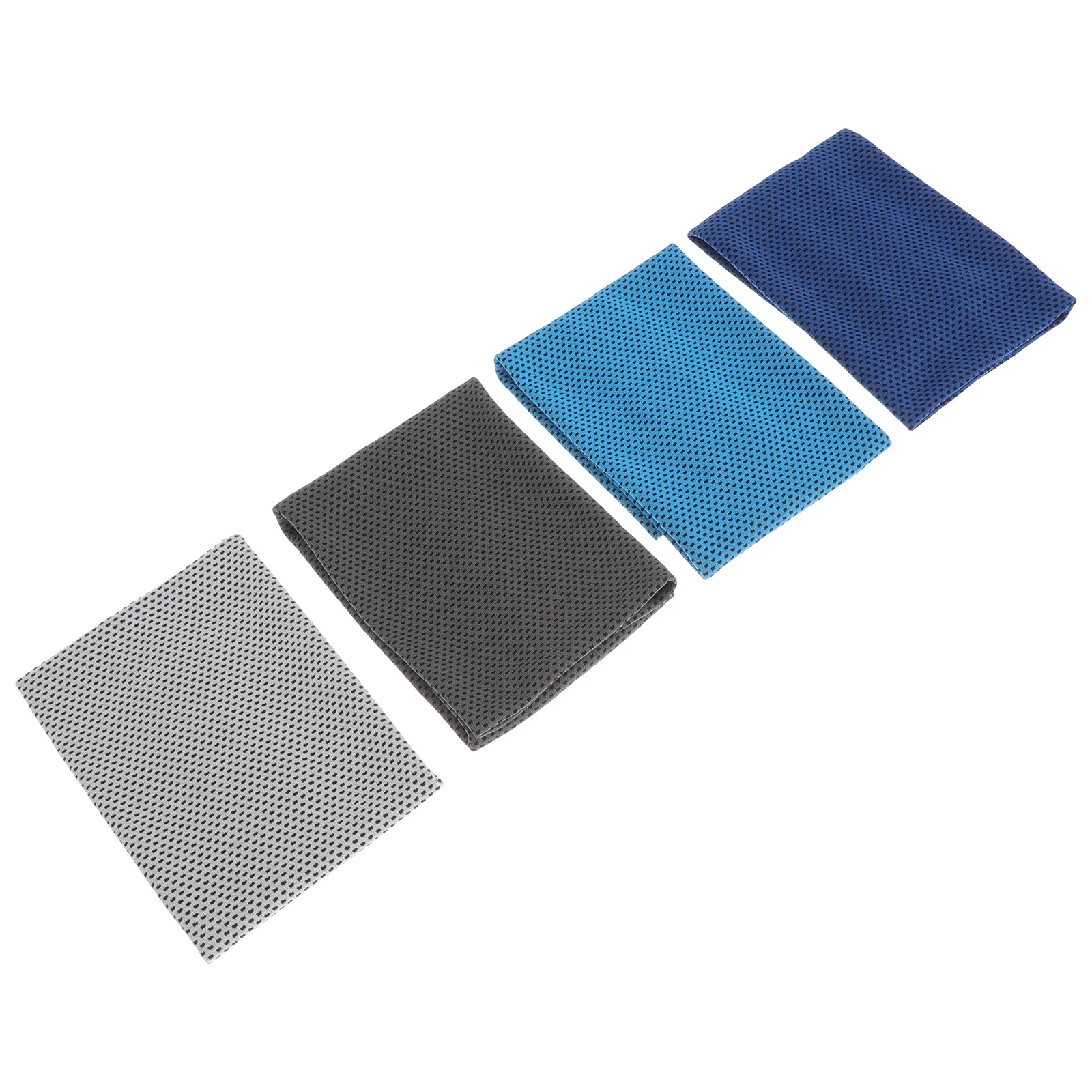

4Pcs Cooling Ice Sports Towel Quick-Drying Breathable Chilly Face Towels Workout Gym Outdoor Cooling Ice Face Towel