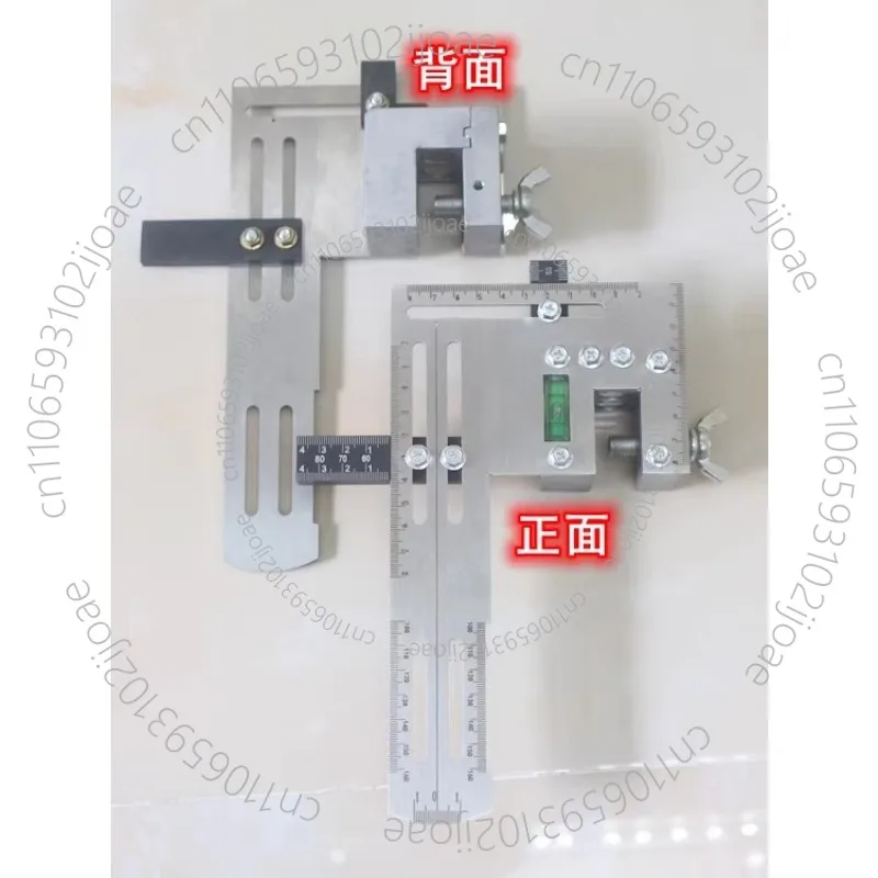 Villa Card Board, Elevator Rail Calibration Ruler, Guide Rail Positioning Ruler, Elevator Guide Rail Calibration Instrument