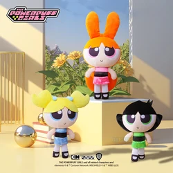 Original The Powerpuff Girls Buttercup Bubbles Blossom Cute Cartoon Plush Doll Kawaii Fluffy Stuffed Toy 23cm/35cm