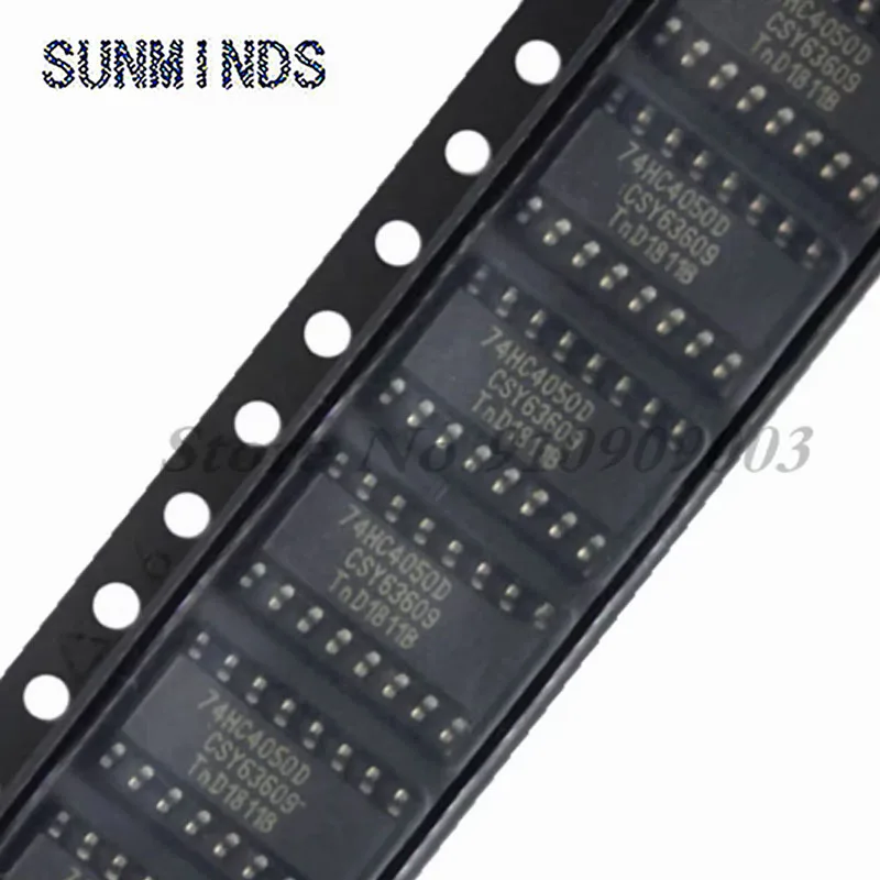 10PCS 74HC4050D SOP16 74HC4050 SOP SMD SOP-16 SN74HC4050DR new and original IC