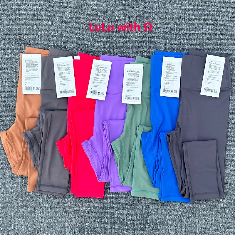 With logo Ω Yoga Wear Push Up Sports Tights Woman Woman Gym Leggings for Fitness workout Nylon Fabric Women's Leggins Pants