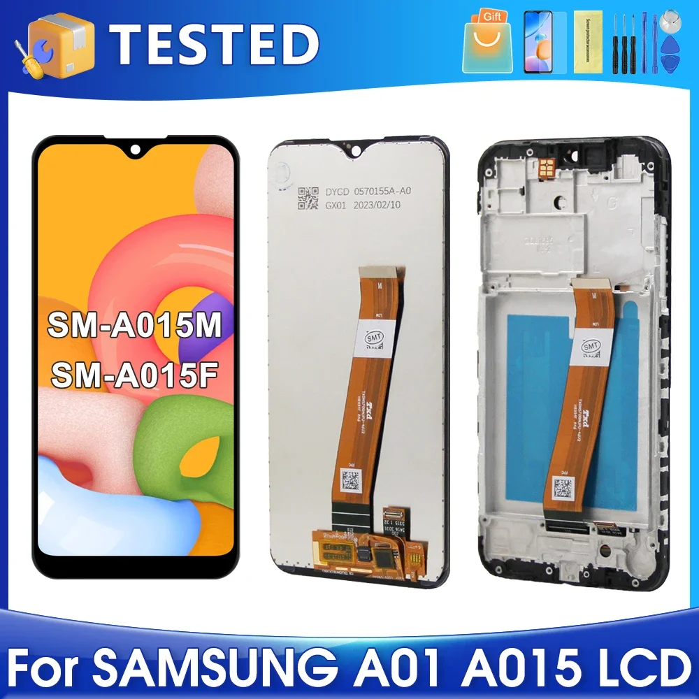 5.7''A01 For Samsung For  A015F A015G A015M A015 A015A A015U LCD Display Touch Screen Digitizer Assembly Replacement