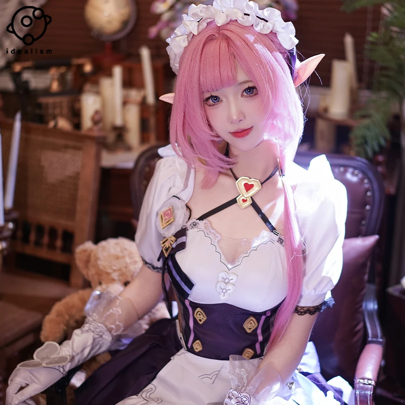 

Honkai Impact 3rd Elysia Cosplay Costume Women Maid Dress Outfit Full Set Anime Game Character Role Play Party Event Trend Chic