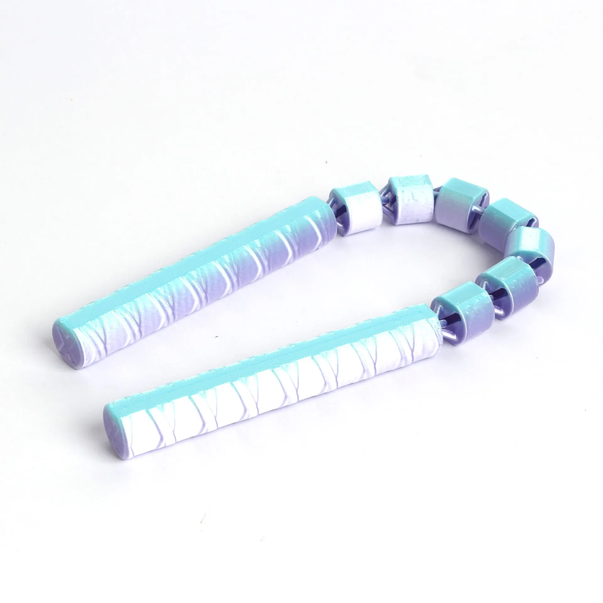 28 سنتيمتر ثلاثية الأبعاد الطباعة Nunchucks اللعب الإبداعية قابل للسحب ألعاب ترفيهية للأطفال الإجهاد الإغاثة تشوه تمتد قفل Nunchucks