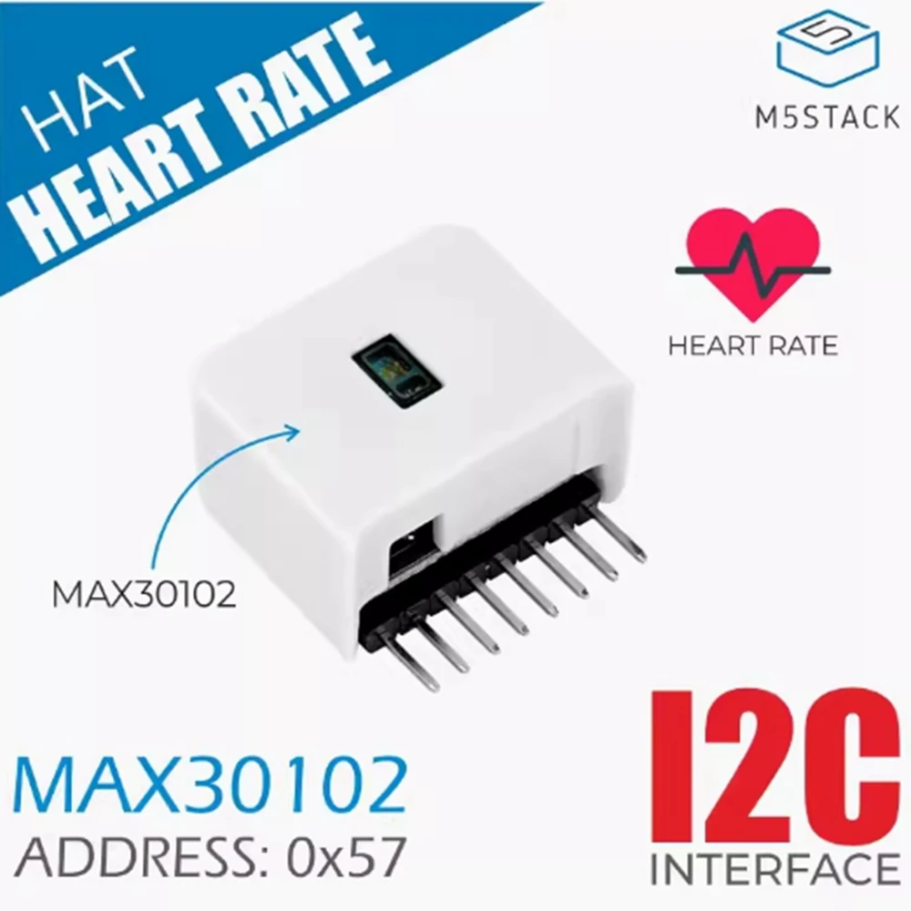 

M5StickC Heart Blood oxygen and heart rate sensor MAX30102 Programmable smart healthcare