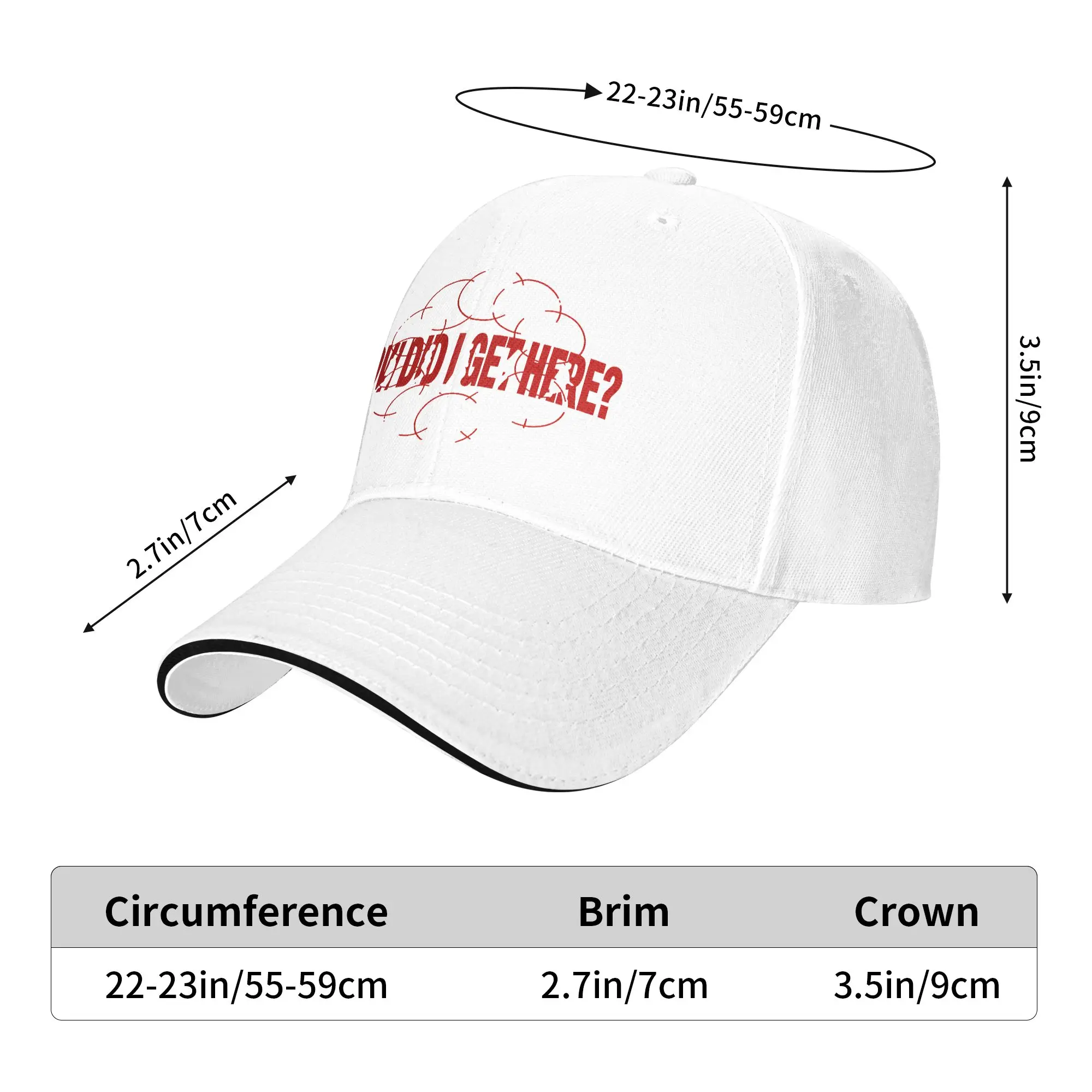 L-Louis T-Tomlinson How Did I Get Here Tour 2026 Gorra de béisbol informal, gorras de hip hop para acampar, gorras de béisbol unisex para adolescentes, gorras de béisbol modernas