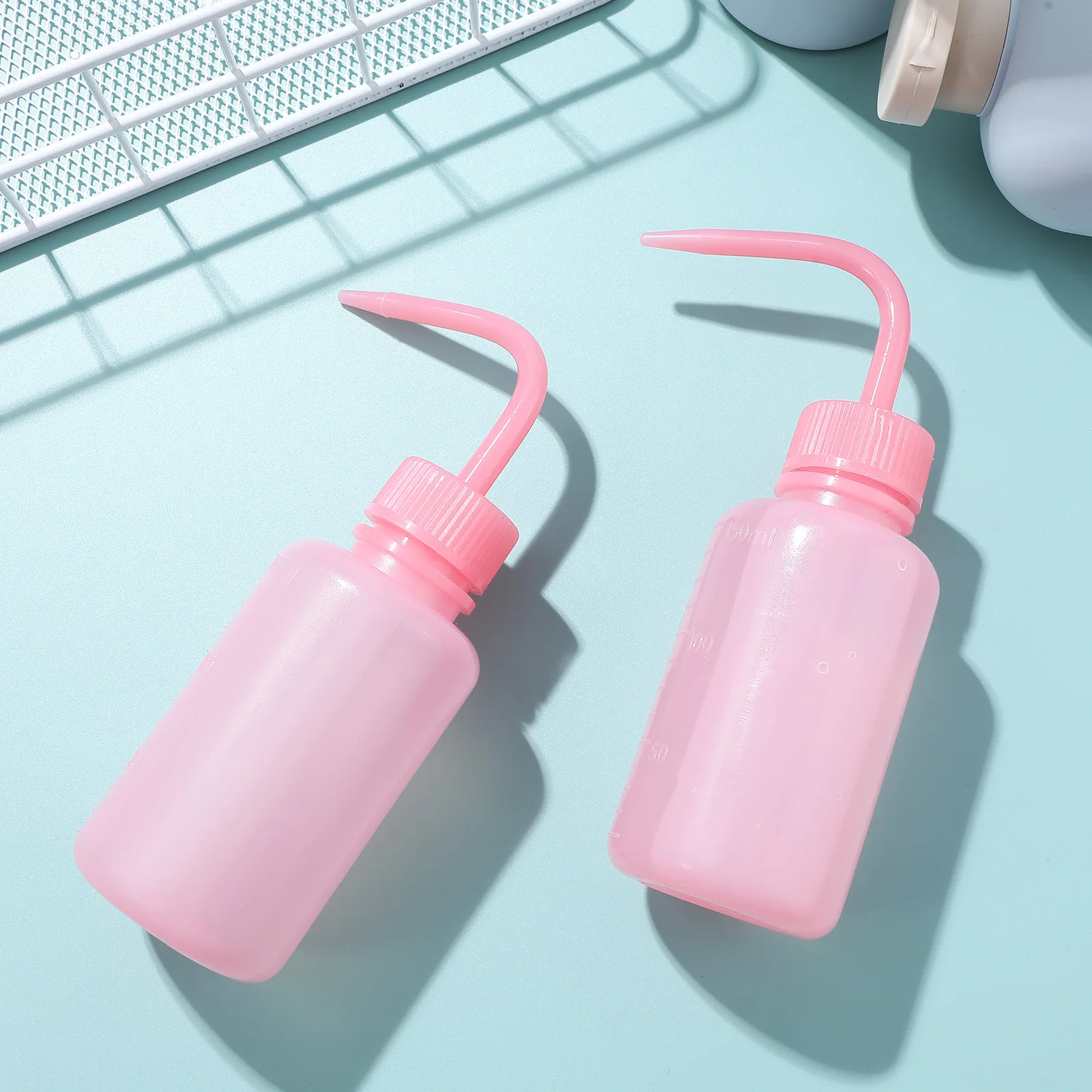 

3Pcs Lash Rinse Bottles Eyelash Extension Cleaning Bottles Soft Squeeze Precise Tip Watering Tool 150Ml Liquid Dispenser Wash