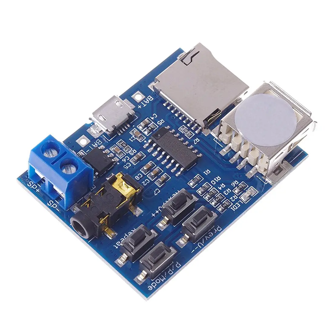Super Sale Mp3 Lossless Decoders Decoding Power Amplifier Mp3 Player Audio Module Mp3 Decoder Board support TF Card USB