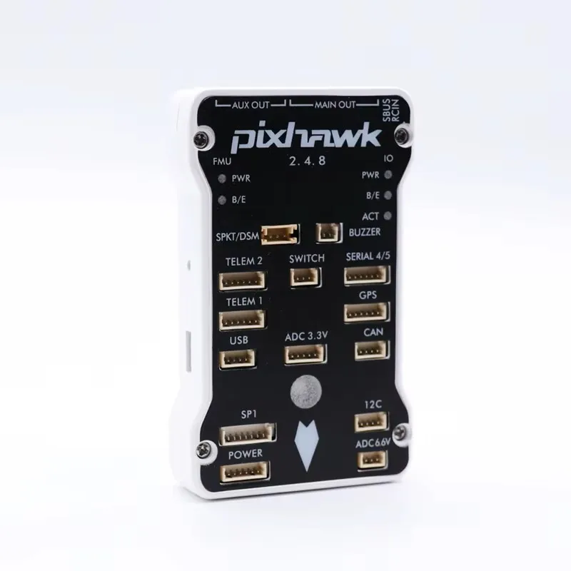 BCUBE Pixhawk PX4 PIX 2.4,8 controlador de vuelo de 32 bits piloto automático con interruptor de seguridad SD 4G zumbador PPM I2C RC Quadcopter Ardupilot