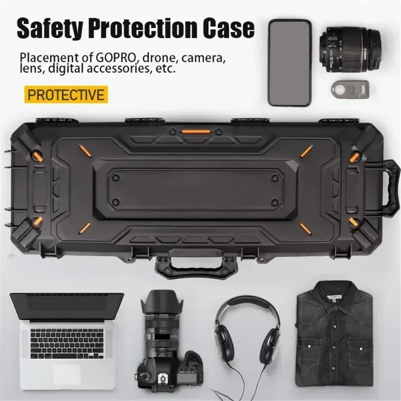 

Waterproof Portable Tactical Protective Box Tool Packaging Case Big Airsoft Golf Hunting Pistol Hard Case Bow Camera Storage