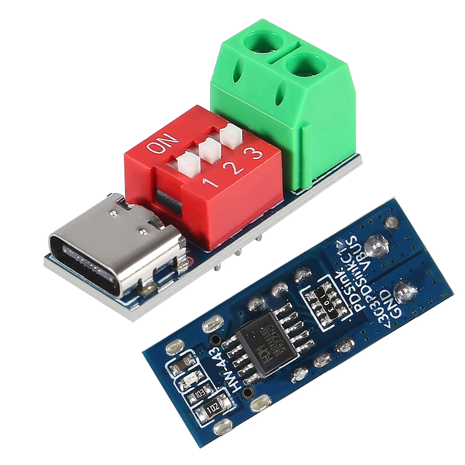 

1PCS/5PCS/10PCS USB-C PD Trigger Board Module PD/QC Decoy Fast Charge USB Type-c to 12v High Speed Charger Power Delivery Boost