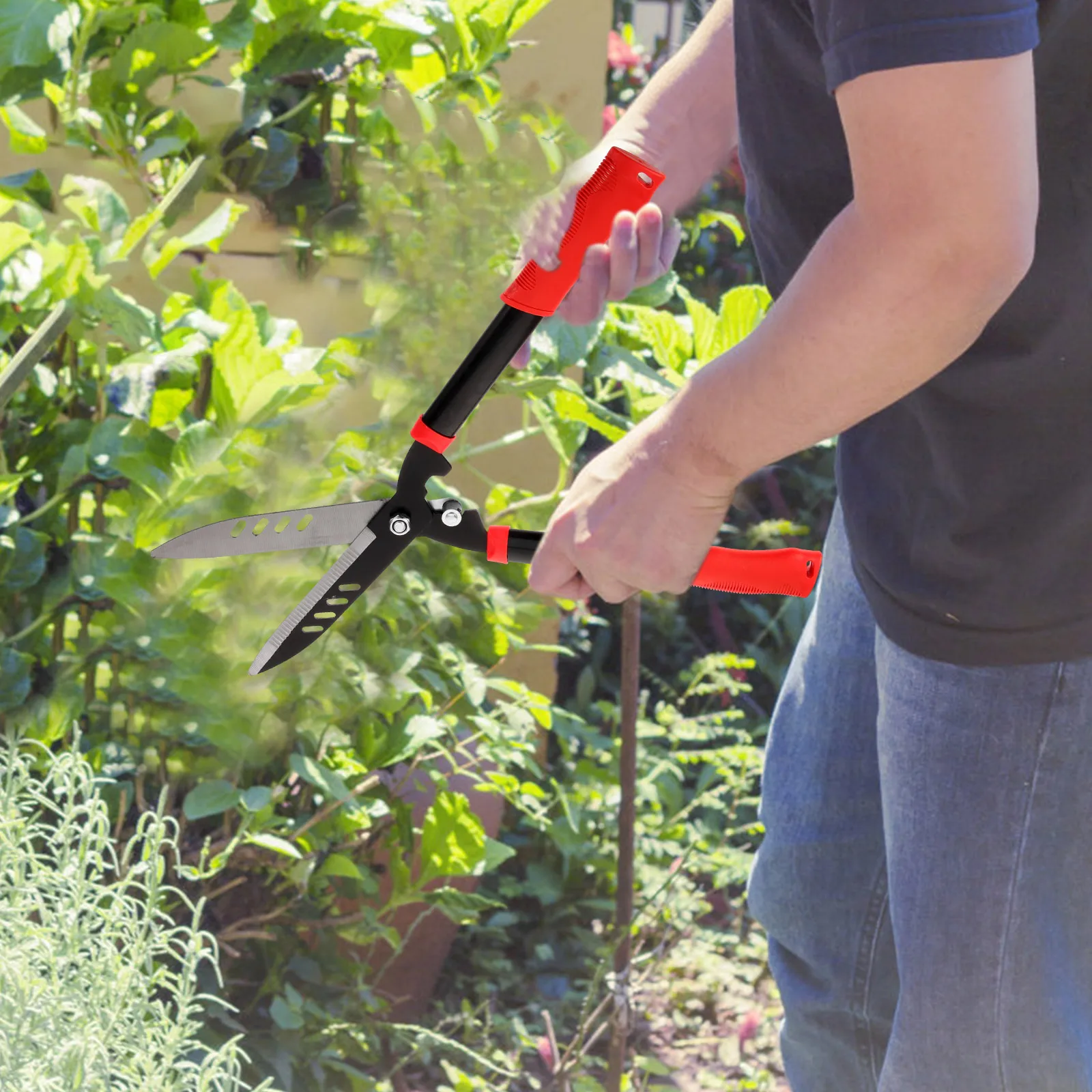 

Professional Garden Trimmers Hedge Shears Pruning H Pruners 65Mn Compact Design Non Slip H Manual Lawn Tools