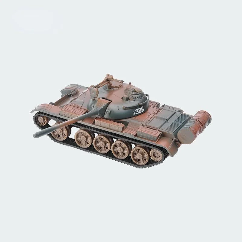 T55 Alloy Tank Model Ornament 1: 43 Simulated Metal Tank Home Decoration Sandtable Military Game