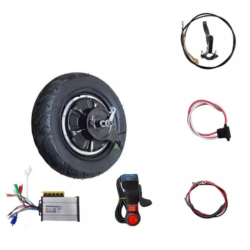 

Gearless Brushless Hub Motor 24V 48V 450W 800W for Electric Wheelbarrow Single Wheel Conversion Feed Transport Farm Cart