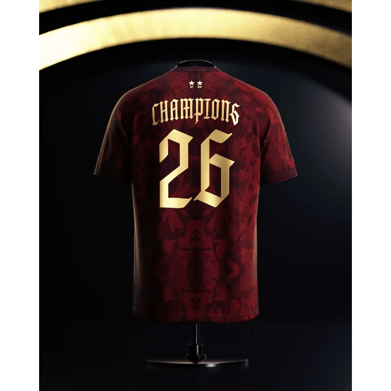Warm Celebration of The Spanish Football Championship, Spanish Concept Jersey, Champion Number 26, 3D Printed Design