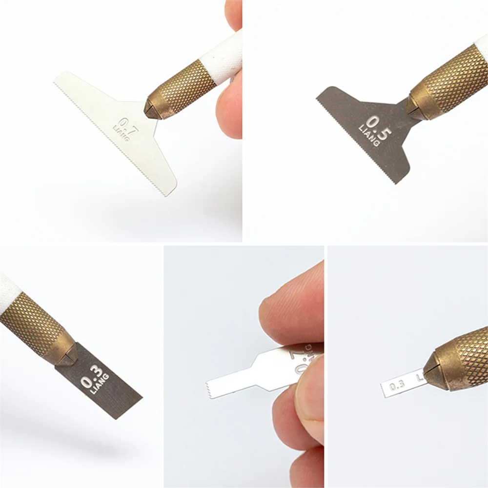 

LIANG-0513-0513A Weathering Putty Zimmerit Coating Applicator Armor Model Building Tools for Military Model Tools DIY Scraper