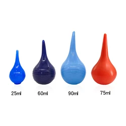 1PC 60ml Durable Rubber Dust Suction Ball Ear Wash Cleaning Ball Ear Syringe Bulb Ear Washing Sucker For Home Laboratory Clinic