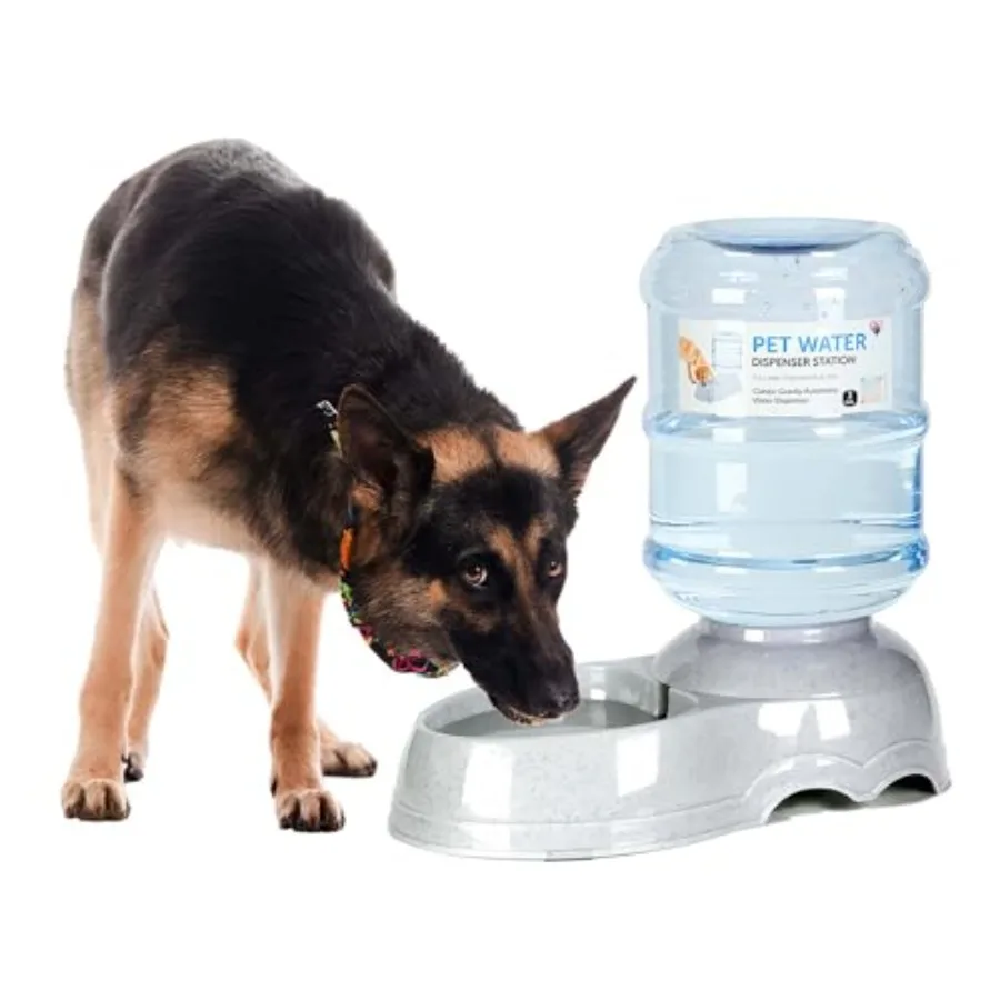 

Pet Water Dispenser for Large Dogs and Multi-Pet 3 Gallon Dog Water Bowl Dispenser Basic Automatic Gravity Dog Cat Water Feeder