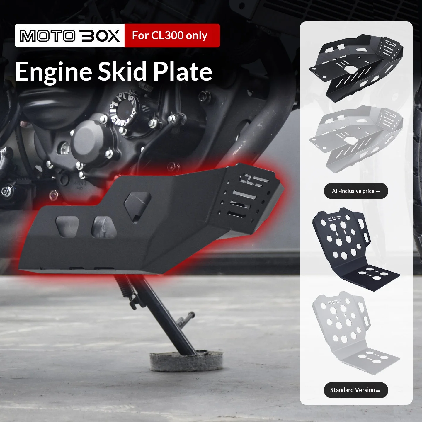 【Premium】For Honda CL300 Engine Protection Plate, Underflow Deflector, Stainless Steel Guard, Chassis Decoration Cover Accessori