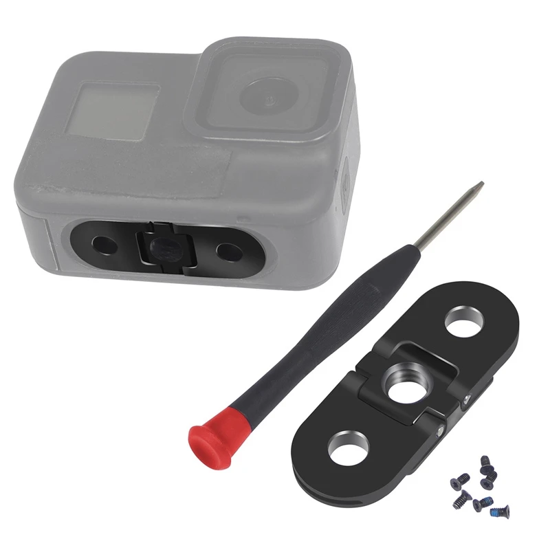 Base de repuesto magnética plegable de Metal para GoPro HERO13 12 11 10 9 8 Black / MAX accesorios de Cámara de Acción deportiva