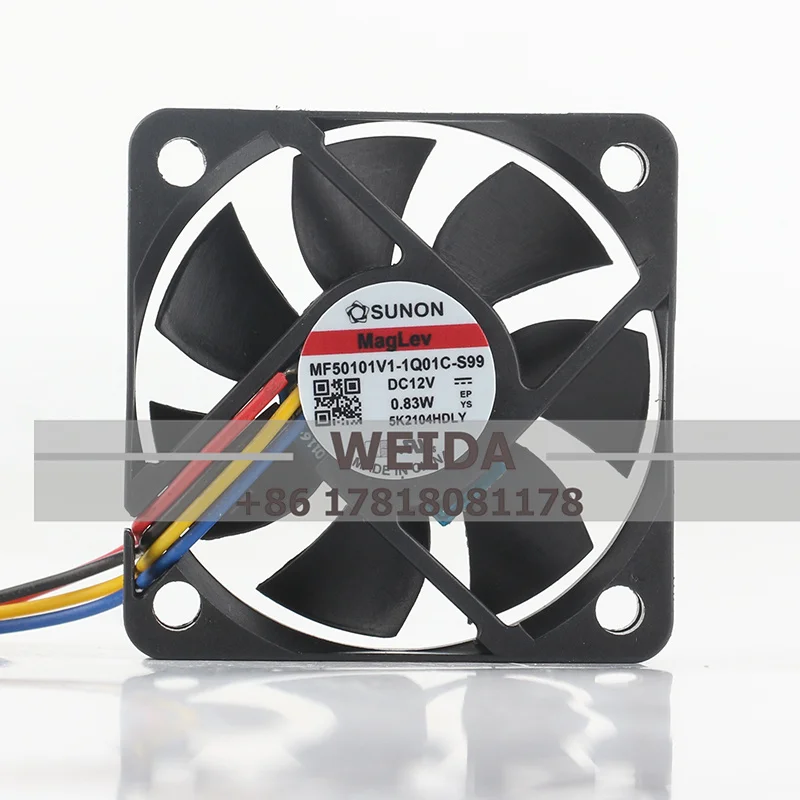 MF50101V1-1Q01C-S99 SUNON DC Fan 5010 DC12V 5CM 0.83W 50*50*10 MM suspension magnetic float quiet cooling fan