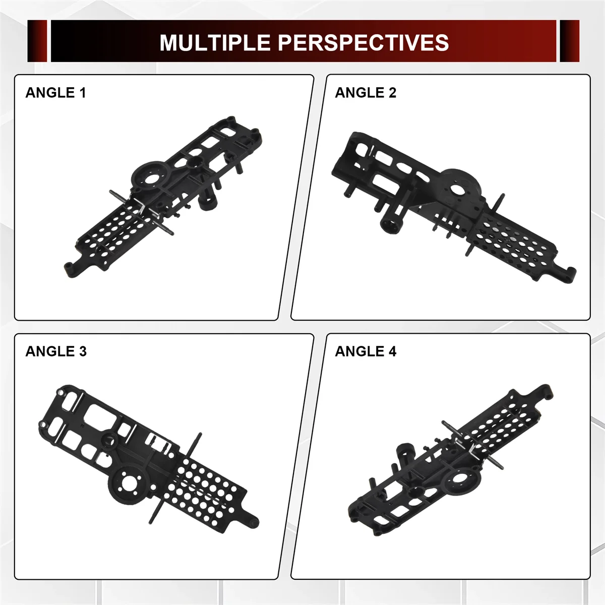 ACKOR 1 Set XK K110 업그레이드 K110S 서보 메인 프레임 및 WLtoys XK K110 K110S RC 헬리콥터 업그레이드 부품 용 서보 플레이트