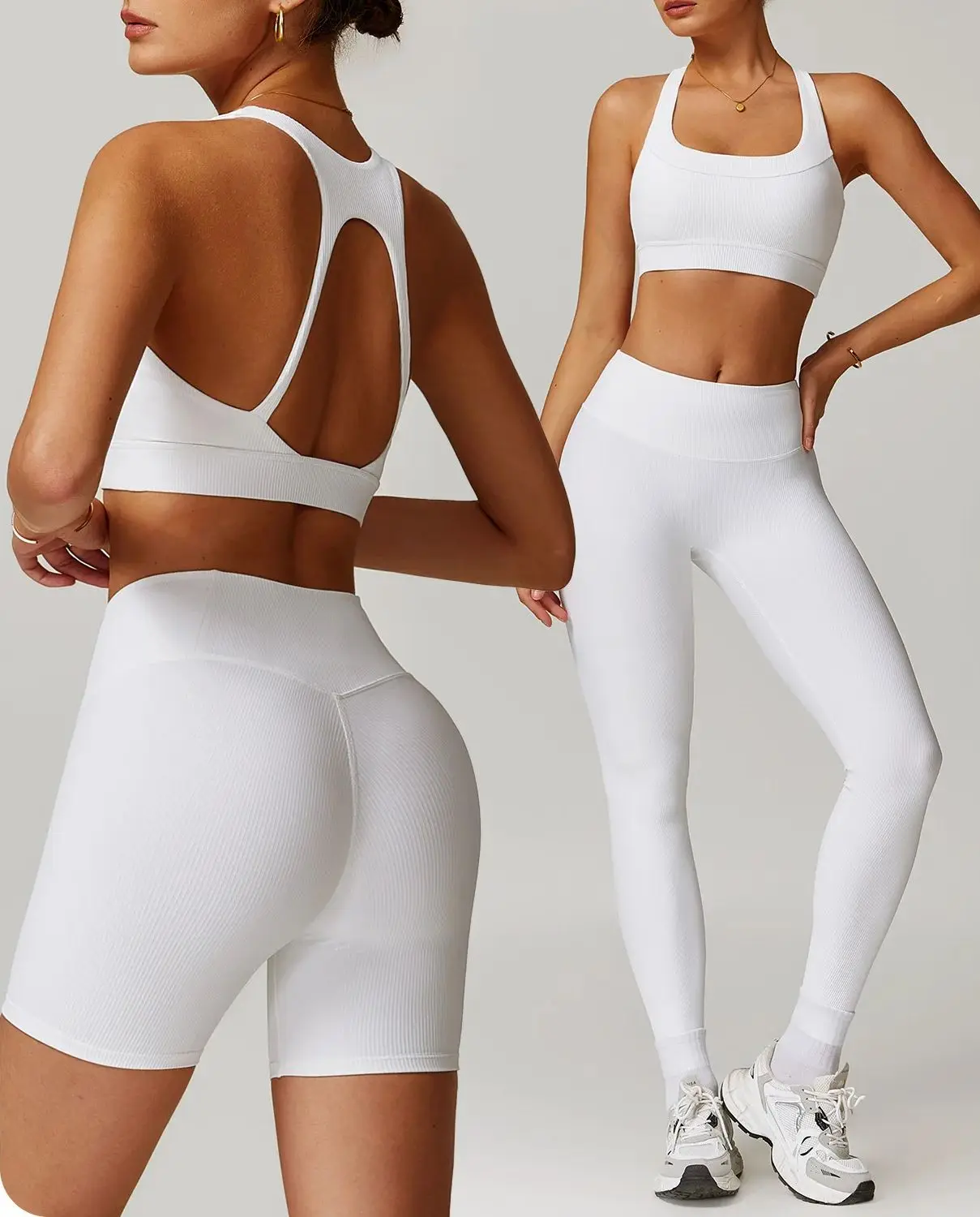 2024 Women's New Spring  Beauty Back With Leisure Tight Sports Fitness Dance Performance Yoga Suit