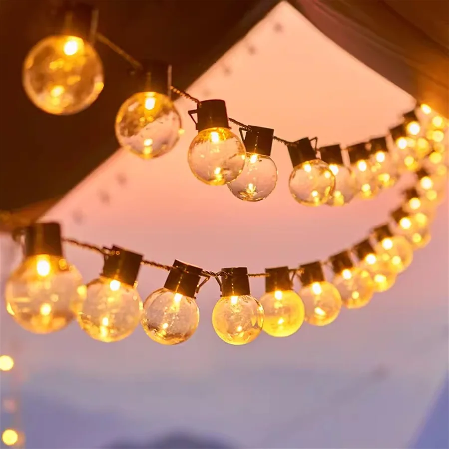 

Connectable G50 Globe Fairy String Light 10M 40 Outdoor Christmas Garland Light Garden Wedding Patry Globe Fairy Light