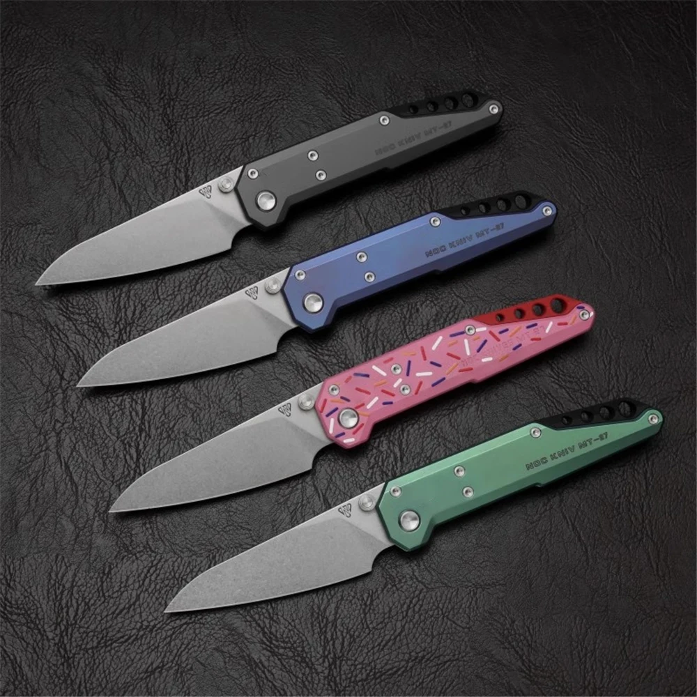 NOC MT27 Pocket Folding Knife M390 Steel Blade Titanium Alloy Handle Camping Outdoor Survival Fishing Hunting EDC Tool