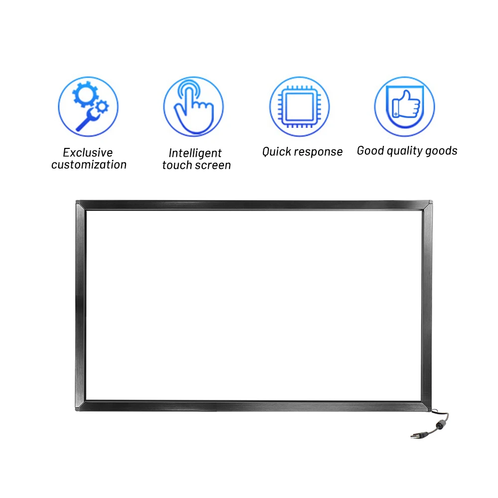 Imagem -06 - Ycltouch-sensor Infravermelho Usb Plug And Play Multi Touch Screen Conversão Frame 55