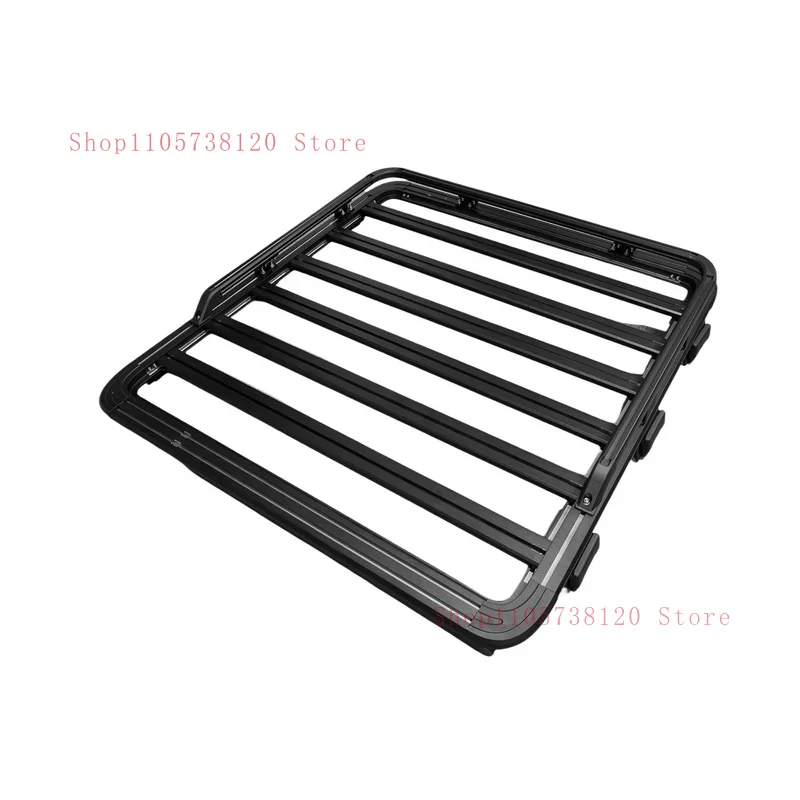 High Quality Heavy 4X4 Off-Road Aluminum Roof Basket With Ladder JK JL Gladiator