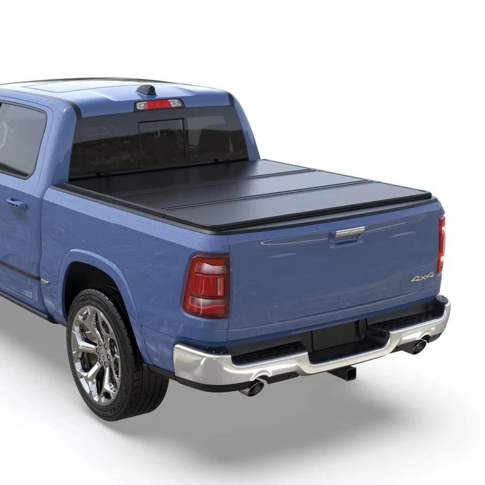 

Legendary Auto Parts Low Profile Hard Tri-fold Back Tonneau Bed Cover for Tundra 2015 Ram Ranger