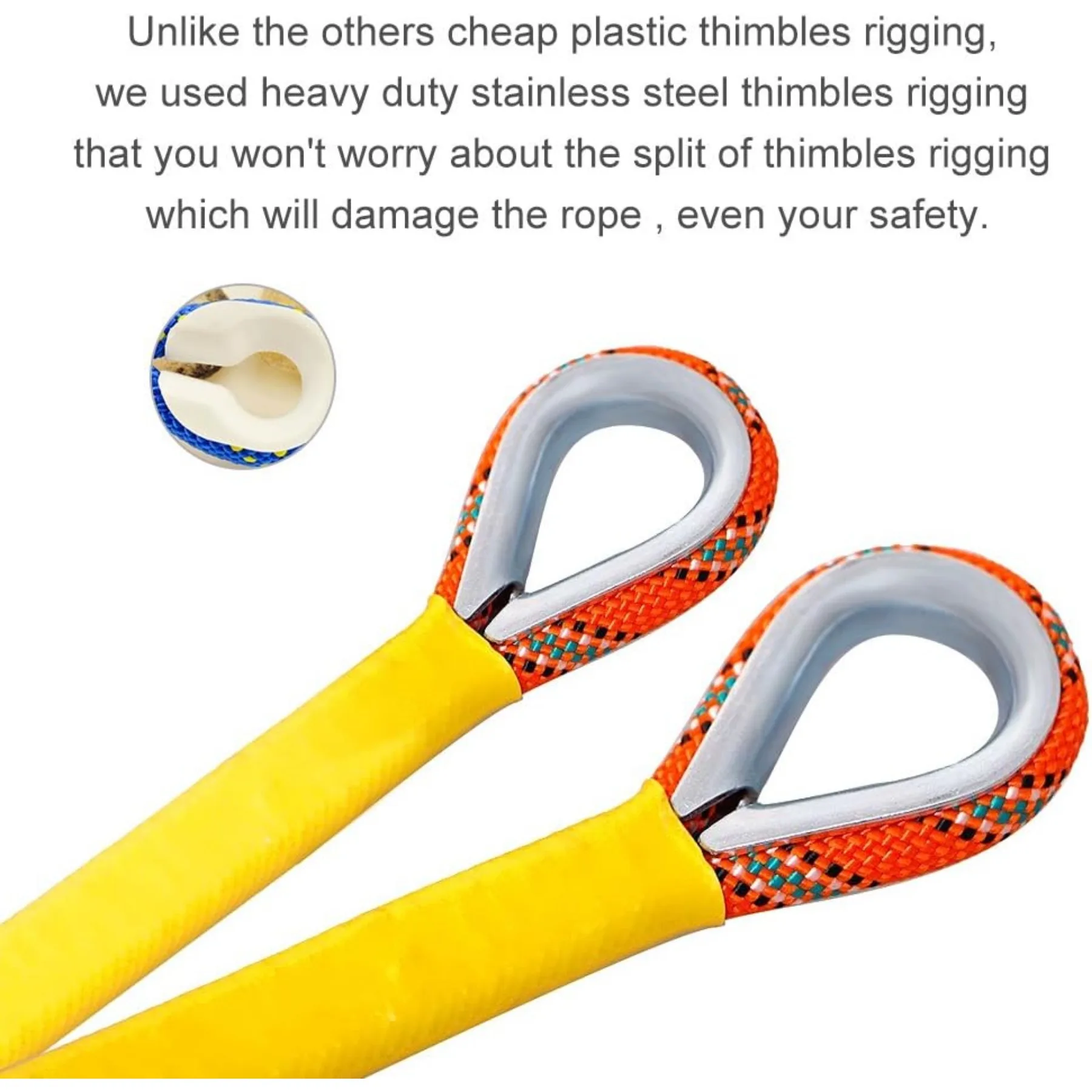 Уличная альпинистская веревка, статическая скалолазальная веревка для побега, оборудование для ледолазания, пожарно-спасательный парашют