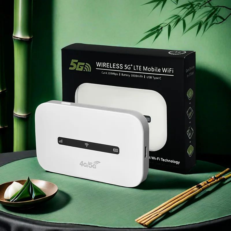 Image of PHONEPACE Tragbarer LTE Mobiler WLAN-Router 150Mbps 3500mAh Pocket MiFi Modem mit SIM-Kartensteckplatz für Mobilen WLAN-Hotspot