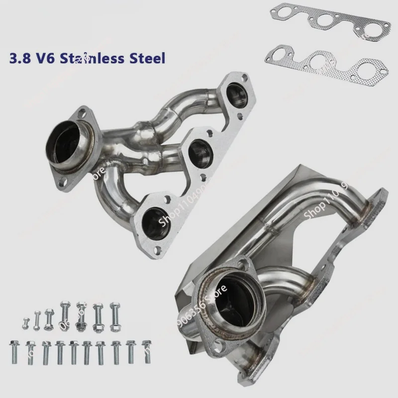 Exhaust pipe head section for Jeep Wrangler 2007-2011 JK 3.8L V6 exhaust manifold
