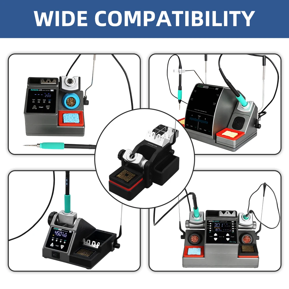 SUGON TJ6 Mobile Soldering Welding Extension Supports Automatic Sleep Soldering Station C115 C210 C245 Soldering Iron Tip