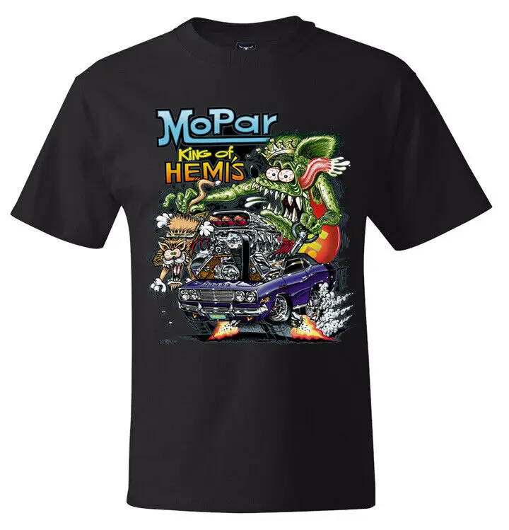 Mopar King Of Hemi\'S Rat Fink Art T-Shirt --Mens Various Sizes--Brand New--