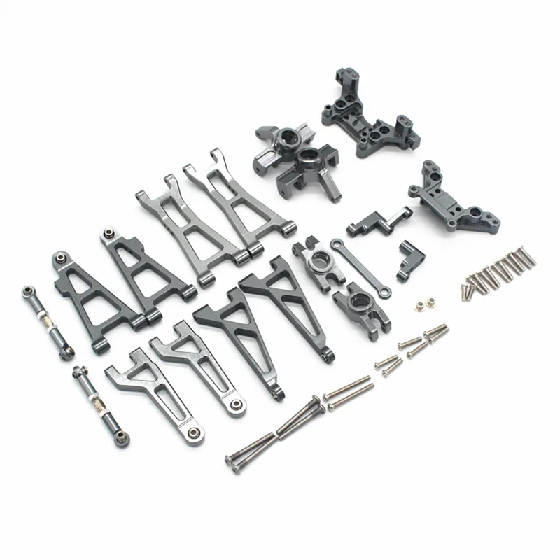 Metal Suspension Arm Steering Block Set for HBX 16889 16889A 16890 16890A SG1601 SG1602 1/16 RC Car Upgrades Parts Kit,3