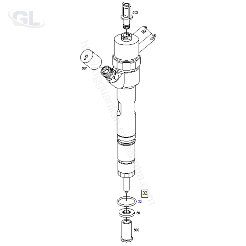 Diesel Common Rail Fuel Injector 0445110962 For SIAC IVECO