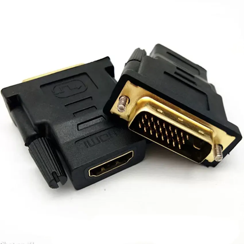 DVI-I Dual-Link 24+1 Male to HDMI Female Adapter