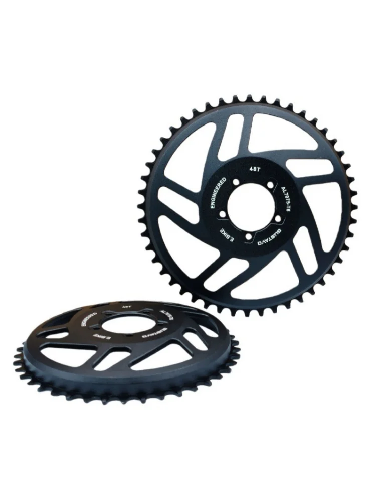 AliExpress NONE GUSTAVO E-bike ChainRing ,Offset 24.5MM, For BAFANG BBSHD M625 ,1000W Mid Drive Motor ,42T/44T/46T/ 48T