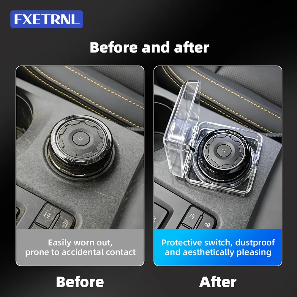 For Ford Ranger Ford Everest 2023 2024 2025 Left and Right Drive Cars Four-Wheel Drive Switch Protection Box Accessories