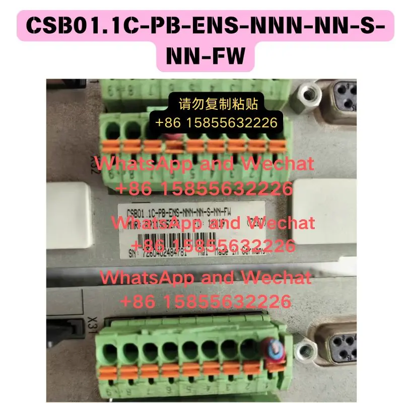 Used OEM disassembled parts CSB01.1C-PB-ENS-NNN-NN-S-NN-FW axis card Functional test OK