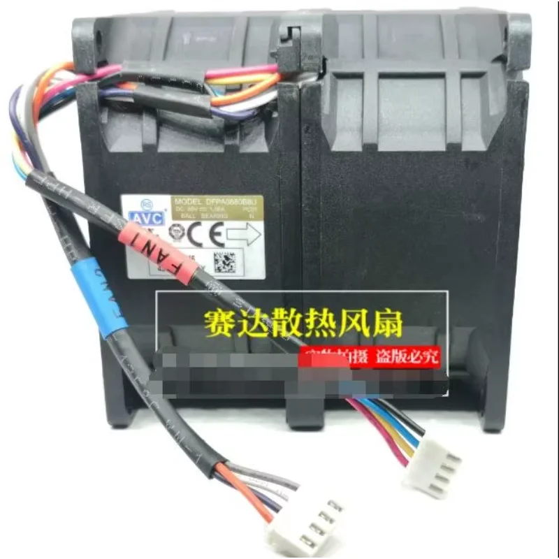 AVC DFPA0880B8U DC 48 В 1,56 А 80x80x80 мм Охлаждающий вентилятор для сервера