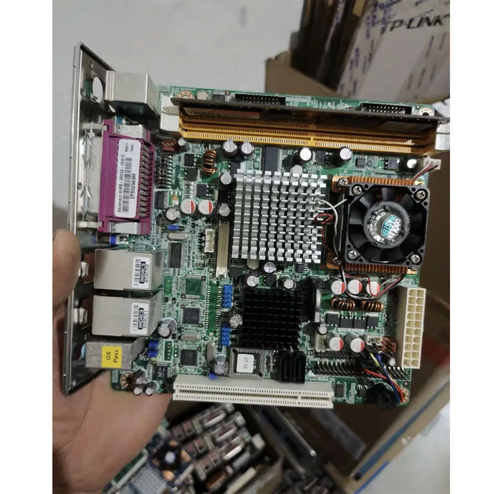 For Advantech AIMB-252G2-00A1E Industrial Mini-ITX Motherboard Dual Network Ports Single Board Price AIMB-252 AIMB-252G2