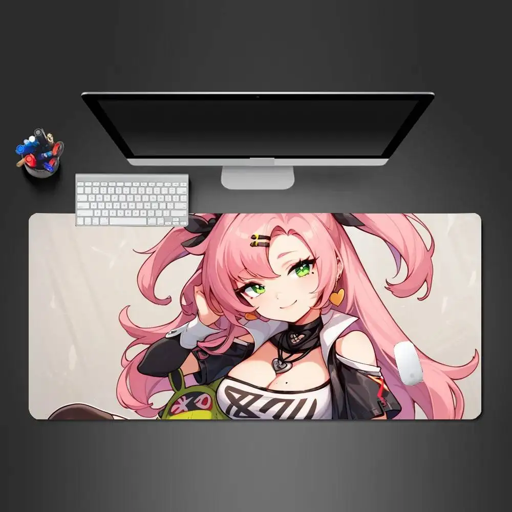 Nicole Game Zenless Zone Zero Mousepad Non-slip Suitable For Office Computers Laptops E-sports Game Desk Mats XXL Keyboard