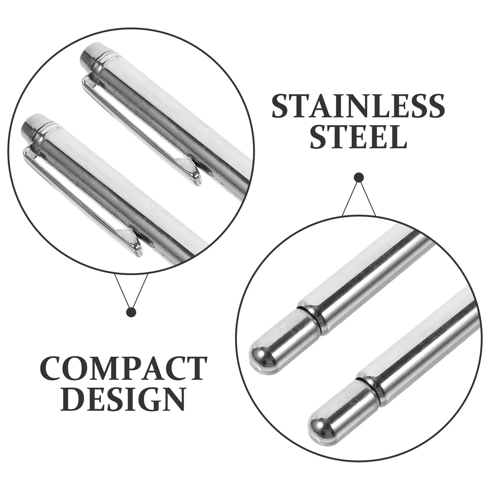 

2pcs Dowsing Rods Stainless Steel Portable Detection Tool For Outdoor Camping Water Finding Divining Rod Long Probe Instrument